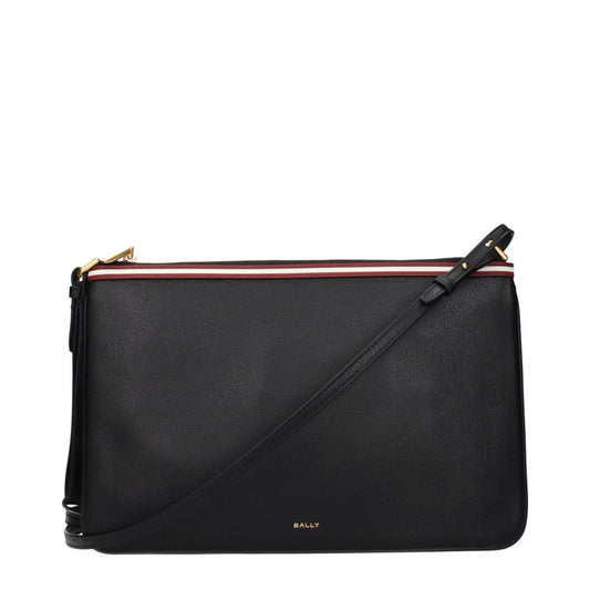 Bally Black Leather Crossbody Bag