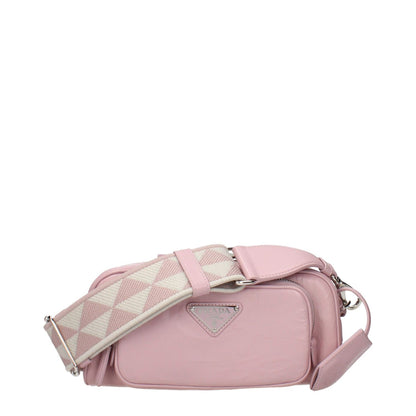 Prada Pink Leather Crossbody Bag