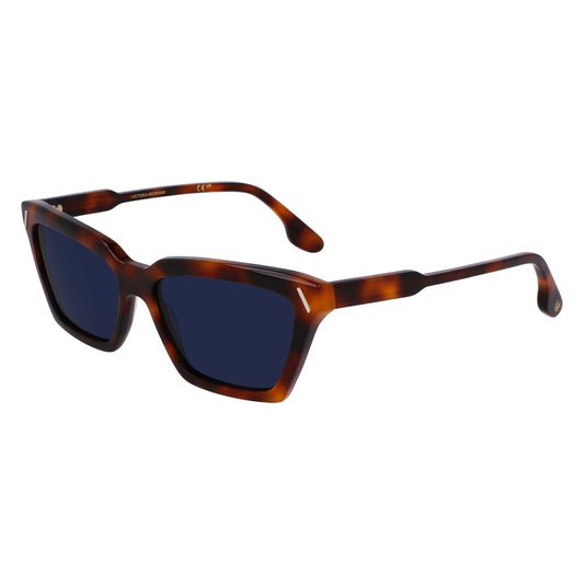 Victoria Beckham Brown Acetate Sunglasses