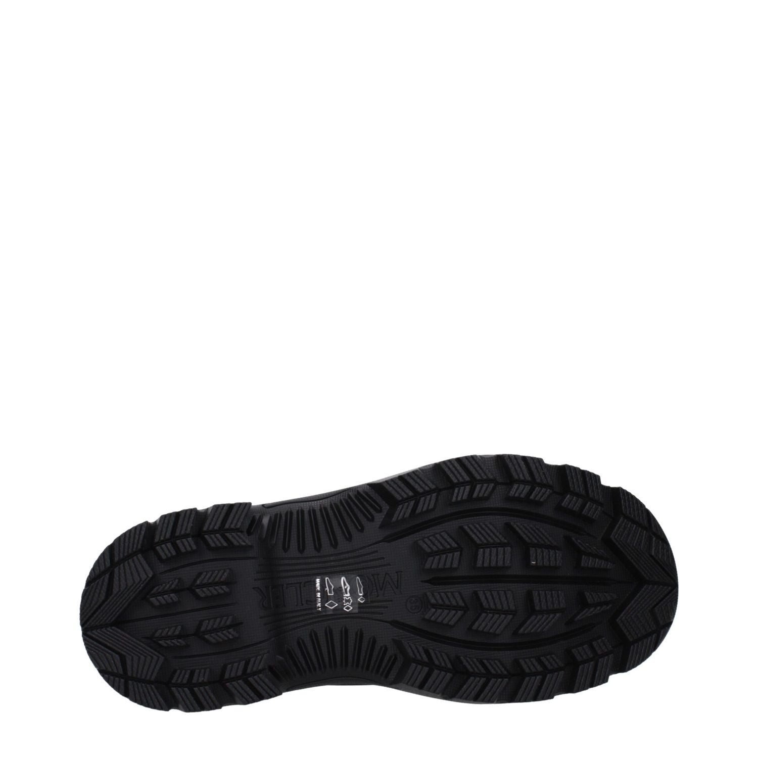 Moncler Black Cotton Ankle Boots
