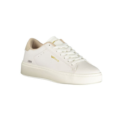 Gas Bianco Polyurethane Women Sneaker