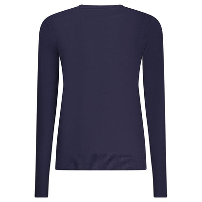 Norway 1963 Blu Viscose Donna Maglia