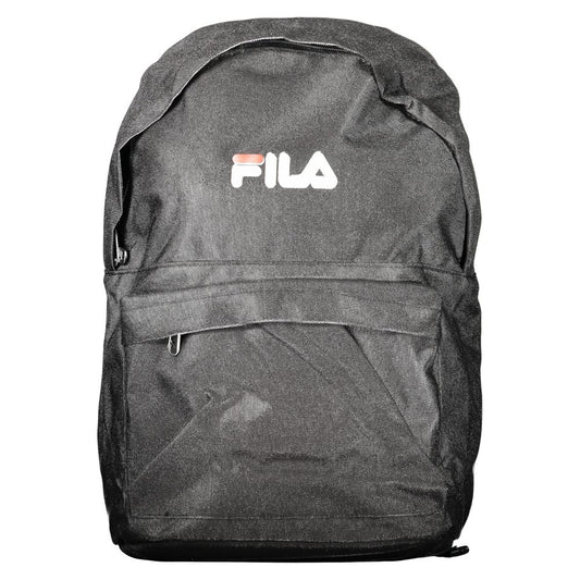 Fila Black Polyester Men Backpack