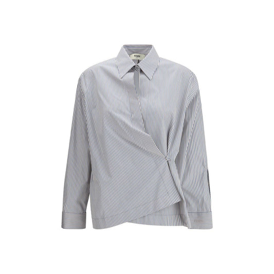 Fendi Multicolor Cotton Pattern Shirt 1728,72470364320,Clothing,Fendi,IT42 | L,Multicolor,New with tags,Pattern - Shirts - Clothing,Shirts - Clothing,Women