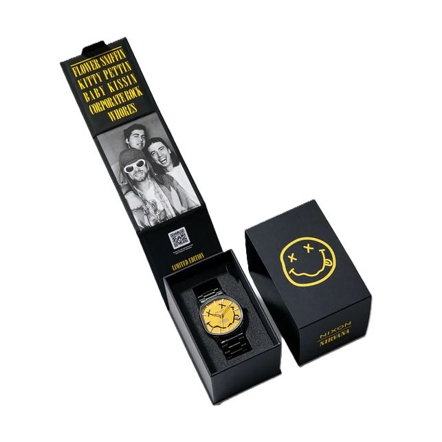 NIXON Mod. YELLOW NIRVANA SMILEY - Spec.Pack. Ltd. Edt.-5