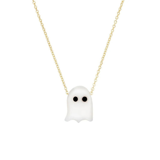 ALIITA COLLANE MOD. NRCOA400CEYG09K gold chain with ghost pendant