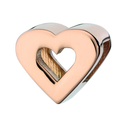AN JEWELS JEWELRY Mod. AL.DLI02RG heart-shaped charm in rose gold finish