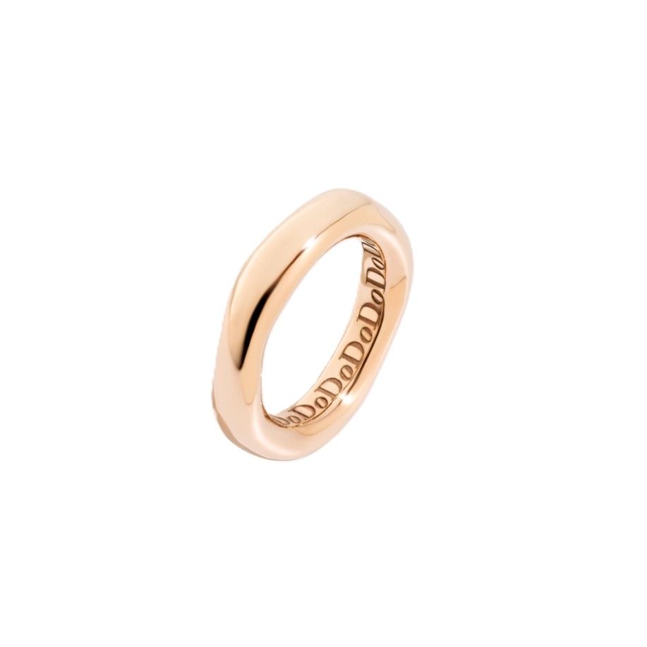 Elegant rose gold ring ANELLI DODO MOD. DAB6004IRREG0009R51 with unique design.