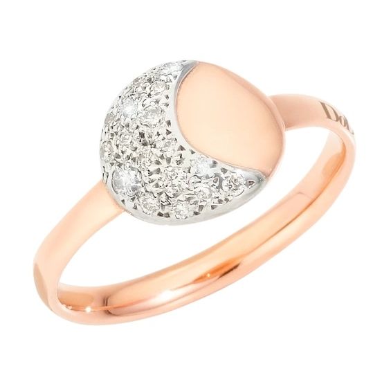 Elegant rose gold ring ANELLI DODO MOD. DAC2006MOSUNDB09R54 with diamond accents, perfect for special occasions.