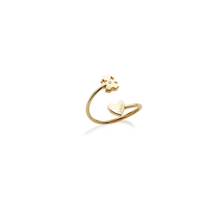 ANELLI LE BEBE MOD. LBB703-13 gold 9 kt lady's jewel from Italy, displayed in official packaging box.