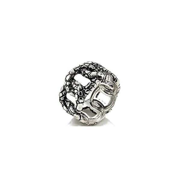ANELLI RASPINI MOD. 09259_14 silver textured ring with intricate design
