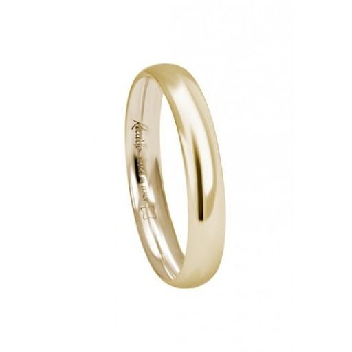 Gold ring ANELLI RECARLO MOD. W14FM001_GH-21, elegant wedding band design reflective surface