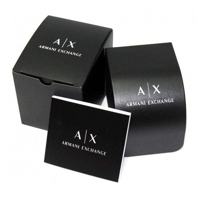 Packaging for ARMANI EXCHANGE MOD. AX5535 showcasing branded boxes and booklet