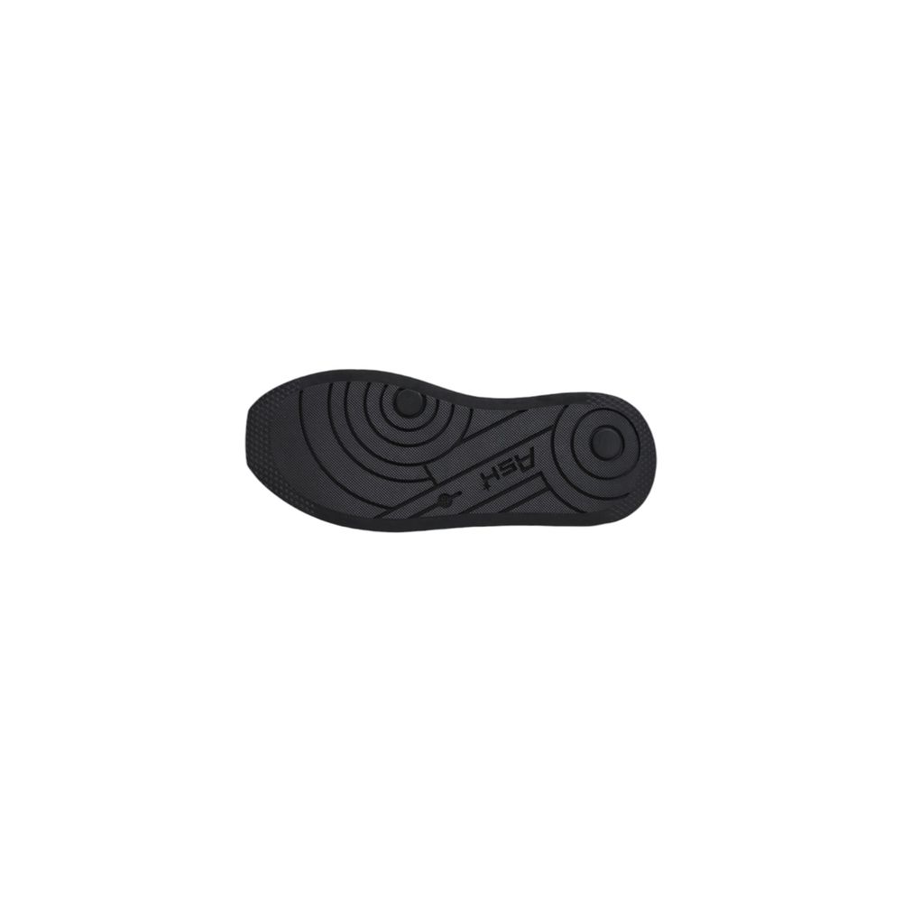 Sole view of ASH Black And White Leather Sneaker, women's fall/winter shoe, made from 100% leather.