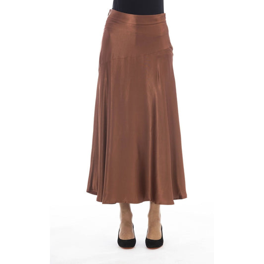 Alpha Studio Skirts AD8781M_5361RAME,Alpha Studio,Brown,Category-Clothing,Clothing,Gender-Women,Made in Italy,Skirts,Skirts - Women - Clothing,Subcategory-Skirts,true,Women,Women > Clothing > Skirts,women >Bags,women>accessorries