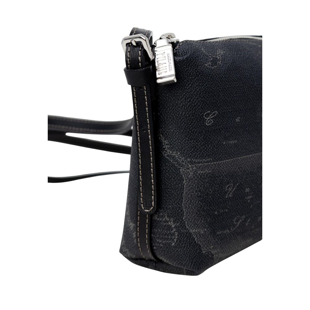 Front view with bag zipped and handles upright.