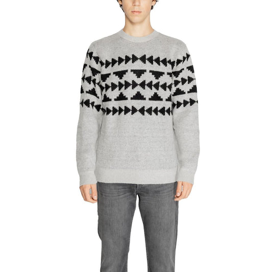 Antony Morato Gray Marabou Sweatshirt
