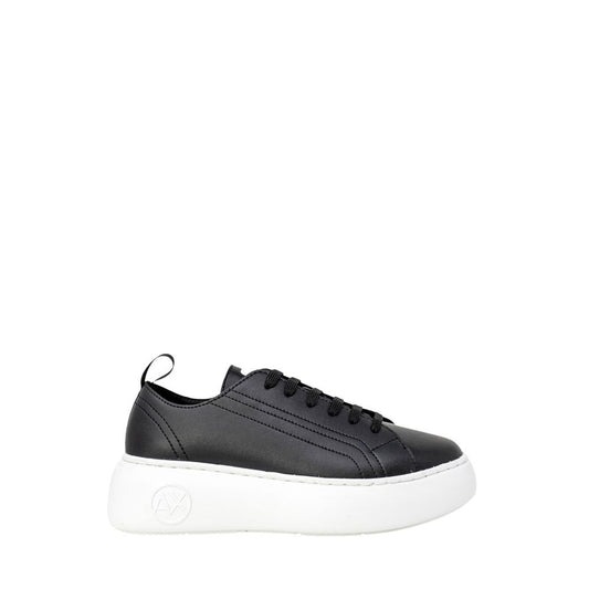 Armani Exchange Black Artificial Leather Low Top Sneakers Armani Exchange