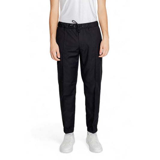 Armani Exchange Black Polyester Athletic Pants Armani Exchange