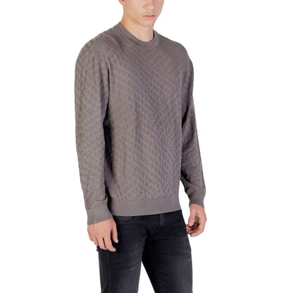 Armani Exchange Gray Polyamide Sweatshirt 1728,71956299936,Armani Exchange,Clothing,Gray,IT44 | S,Men,New with tags,Sweaters - Clothing,Sweatshirts - Sweaters - Clothing