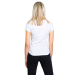 Armani Exchange White Cotton T-Shirt AR-6515800008-IT38|XS