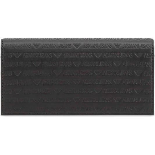Armani Jeans Wallets 938543_CD999_00020_BLACK,Accessories,All Year,Armani Jeans,Black,Category-Accessories,Category-Bags,Gender-Men,Leather,Subcategory-Wallets,Unisex,Wallets,Wallets - Men - Bags,Wallets - Women - Bags,women >Bags,women>accessorries