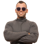 Man wearing BENETTON MOD. BE7014 54686 sunglasses, unisex style.
