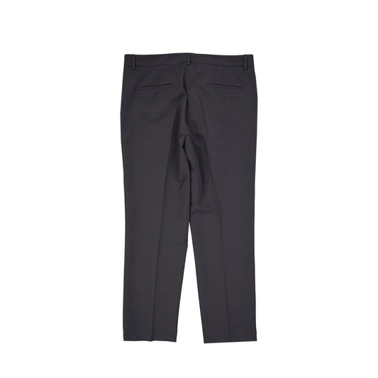 BLANCA VITA Cropped Trousers, women's trousers with elastane and polyester, featuring side and back pockets and belt loops. Made in Italy.