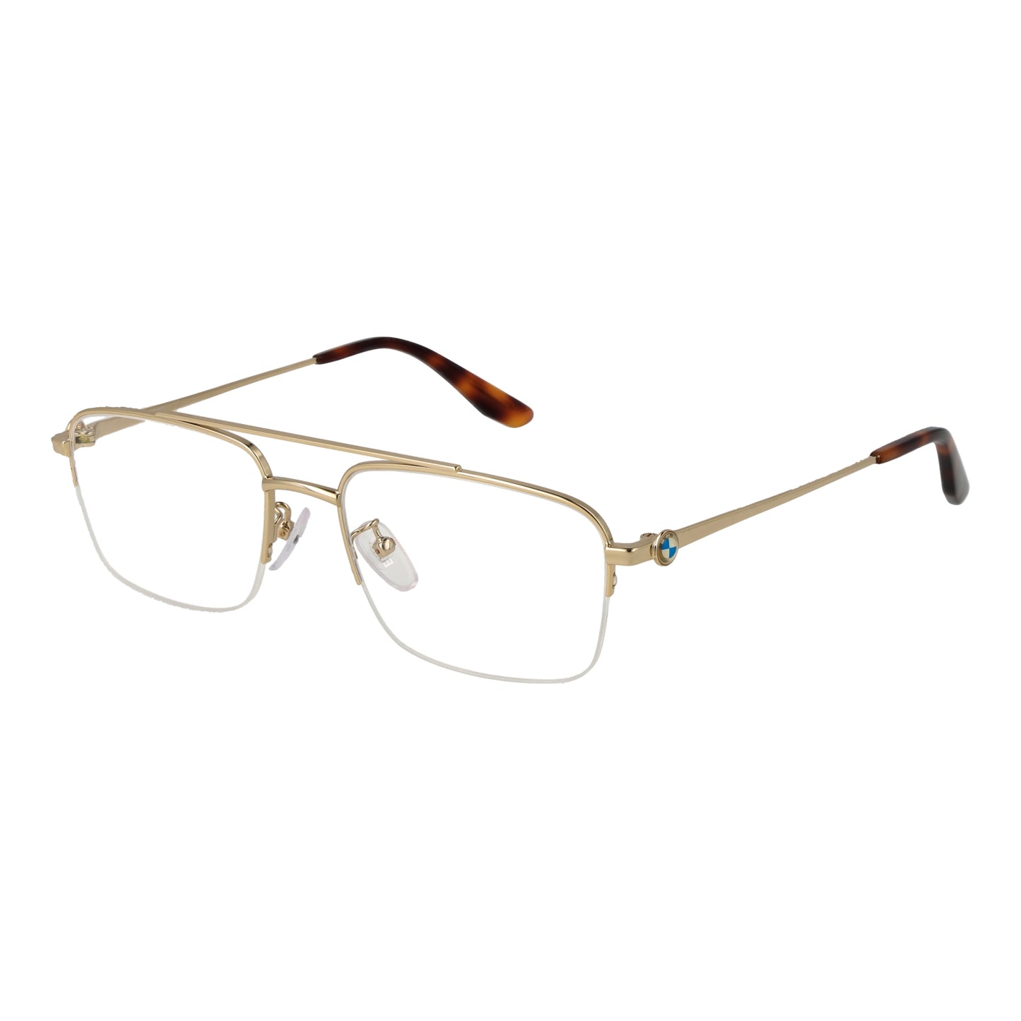 BMW MOD. BW5039 54032 gent glasses in gold frame with sleek design and comfortable fit, perfect for enhancing style and vision.