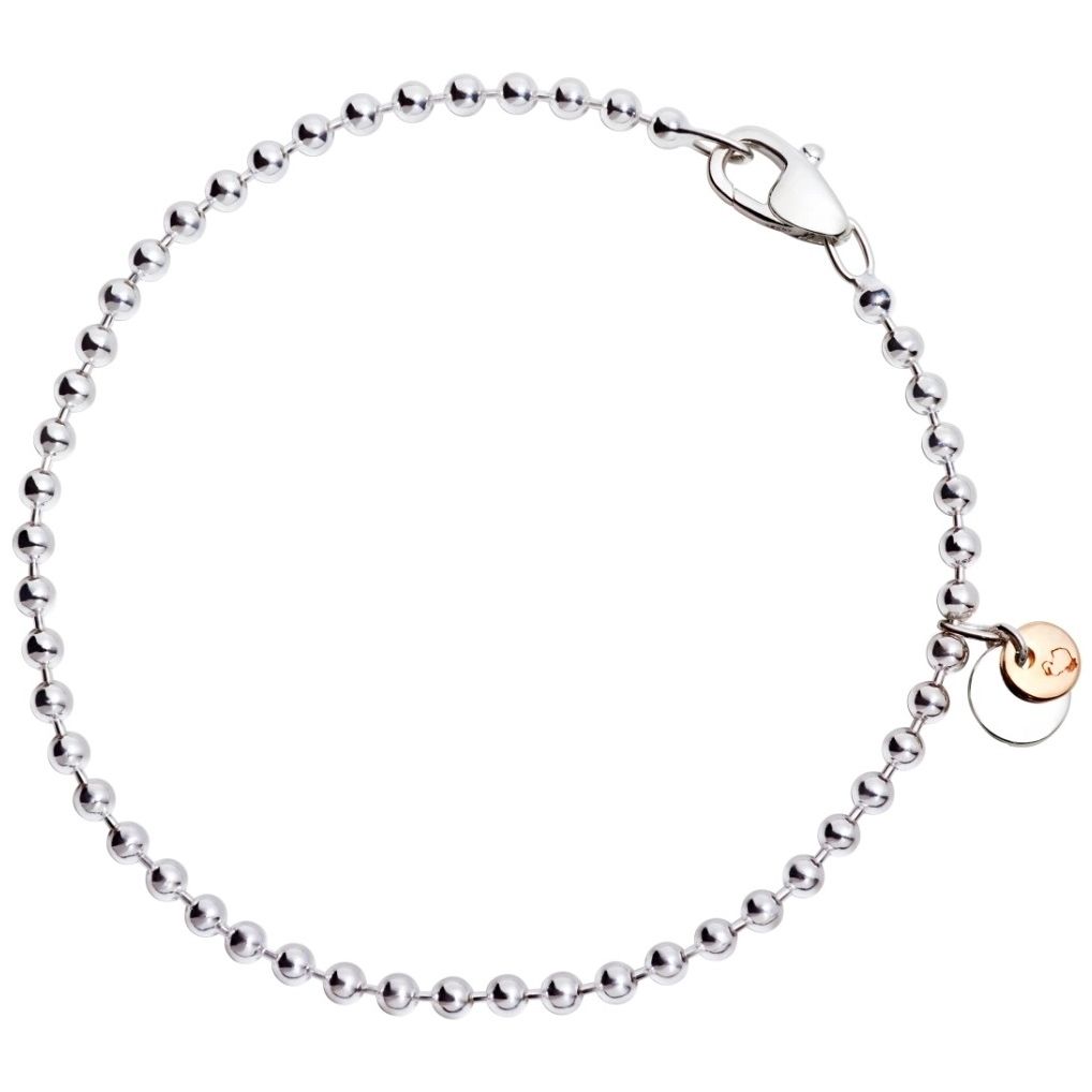 BRACCIALI DODO MOD. DBB2001BOLLI0009AXL elegant silver bracelet with charm