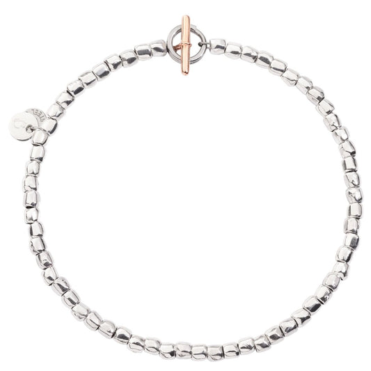 BRACCIALI DODO MOD. DBC0002GRANXGAGMXXL silver bracelet with toggle clasp