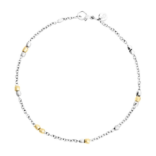 BRACCIALI DODO MOD. DBC4000GRANX000OAXXL silver and gold bracelet