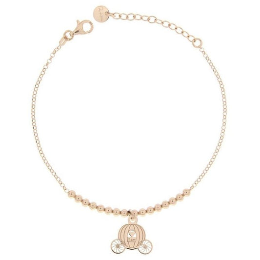 BRACCIALI RUE DES MILLE MOD. BR-1SOGG PL CAR gold bracelet with charm