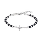 BREIL JEWELS Mod. TJ2989 gent bracelet with silver 925° beads, packaged in official box, quartz analog movement, water resistant 10 ATM
