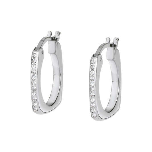 BREIL JEWELS Mod. TJ3157 silver 925° ladies earrings with quartz analog functions, in official packaging, 5 ATM water resistance.