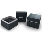 Official packaging of BREIL Mod. EW0657 watch bracelet in a sleek black box, highlighting quality and elegance.