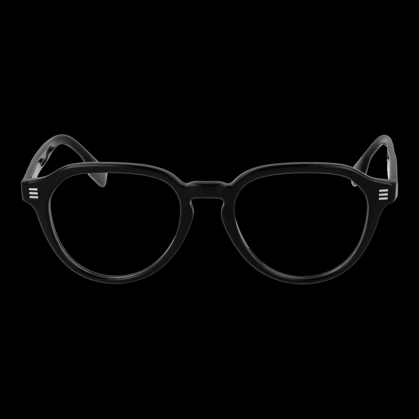 Unisex eyeglasses BURBERRY MOD. 0BE2368 523001 in black frame, front view.