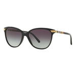 BURBERRY MOD. REGENT COLLECTION BE 4216 acetate sunglasses for ladies, featuring elegant black frames and gradient lenses.