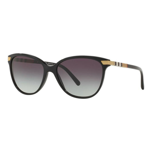 BURBERRY MOD. REGENT COLLECTION BE 4216 acetate sunglasses for ladies, featuring elegant black frames and gradient lenses.
