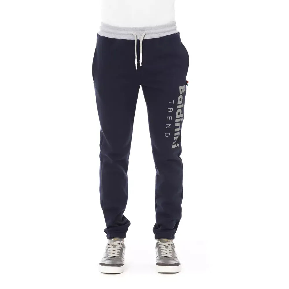 Baldinini Trend Blue Cotton Pant 1728,67465543840,Accessories,Athletic Pants - Pants - Clothing,Baldinini Trend,Blue,Clothing,M,Men,New with tags,Pants - Clothing