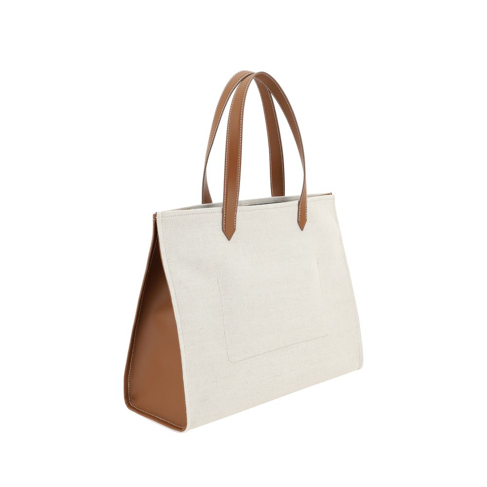 Front view with bag zipped and handles upright.