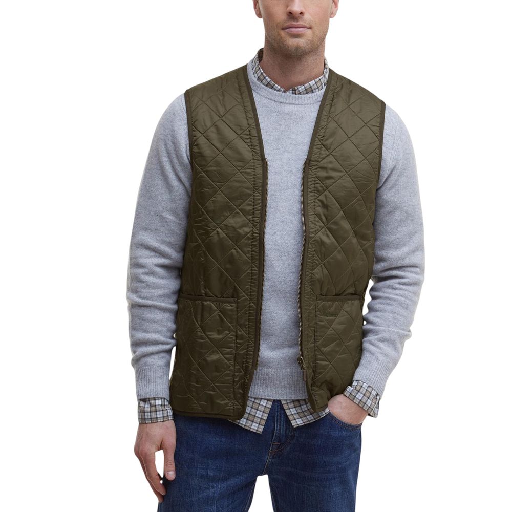 Barbour Green Polyamide Sleveless Jacket 1728,71956299936,Barbour,Clothing,Green,IT48 | L,Jackets & Coats - Clothing,Men,New with tags,Sleveless Jacket - Jackets & Coats - Clothing