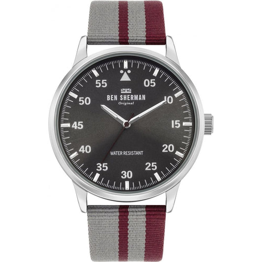 Ben Sherman Gray Fabric Dress Watch