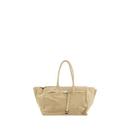 Benedetta Bruzziches Beige Calf Leather Bos Taurus Shoulder Bag