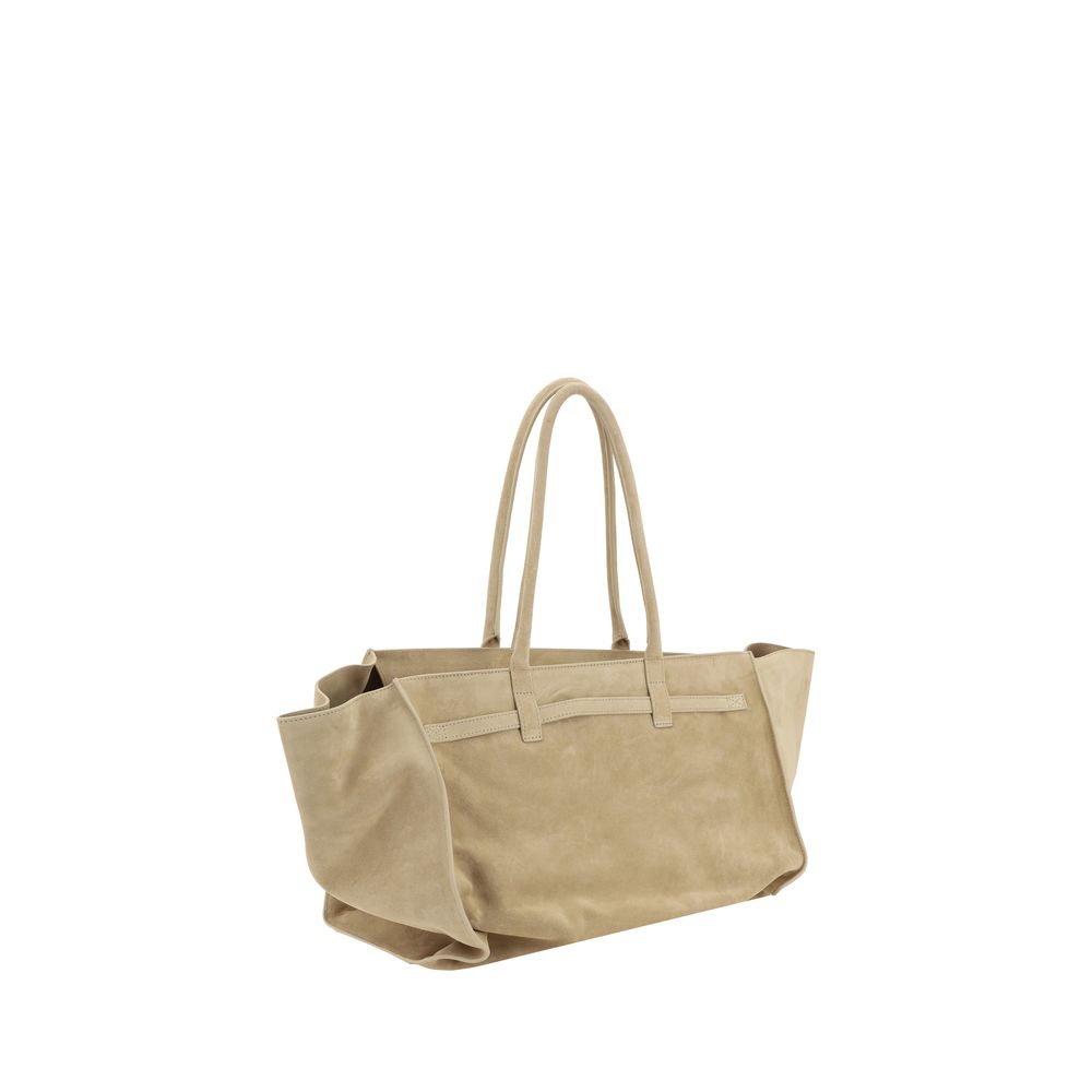 Benedetta Bruzziches Beige Calf Leather Bos Taurus Shoulder Bag