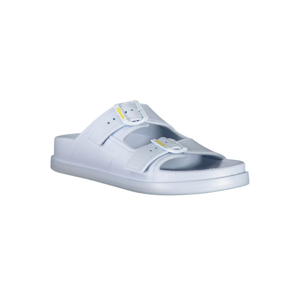 Blauer Blue Polyethylene Women Sandal with adjustable buckles for stylish comfort and chic design.