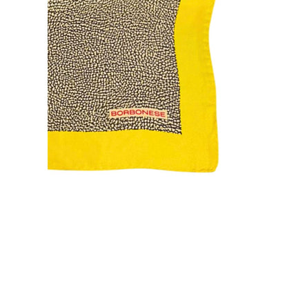 Borbonese Yellow Silk Women Scarf
