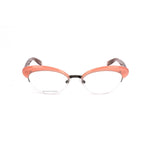 Bottega Veneta Bicolor Metal Frames in pink and brown semi-matte, size 51/18/140 mm, for women.