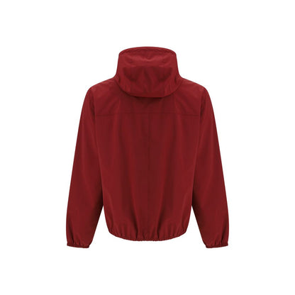 Brunello Cucinelli Bordeaux Polyamide Shell Jacket