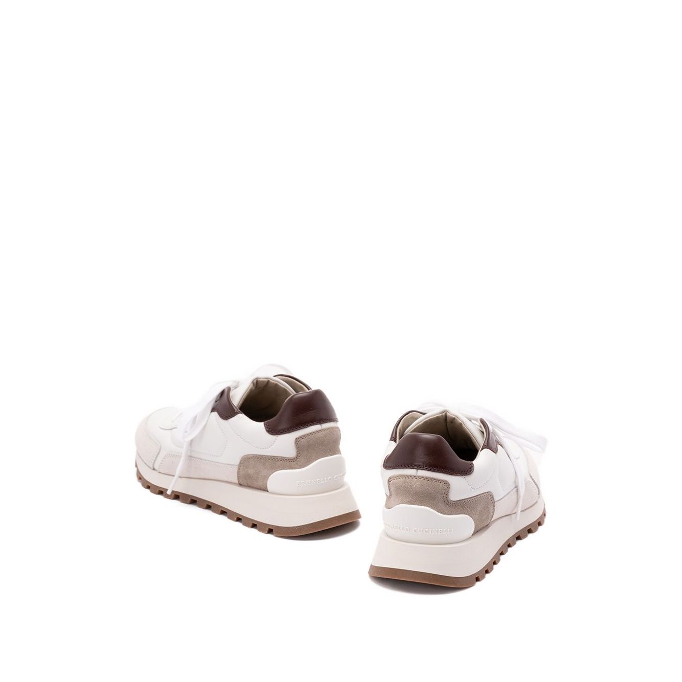 Brunello Cucinelli Calfskin and suede runners